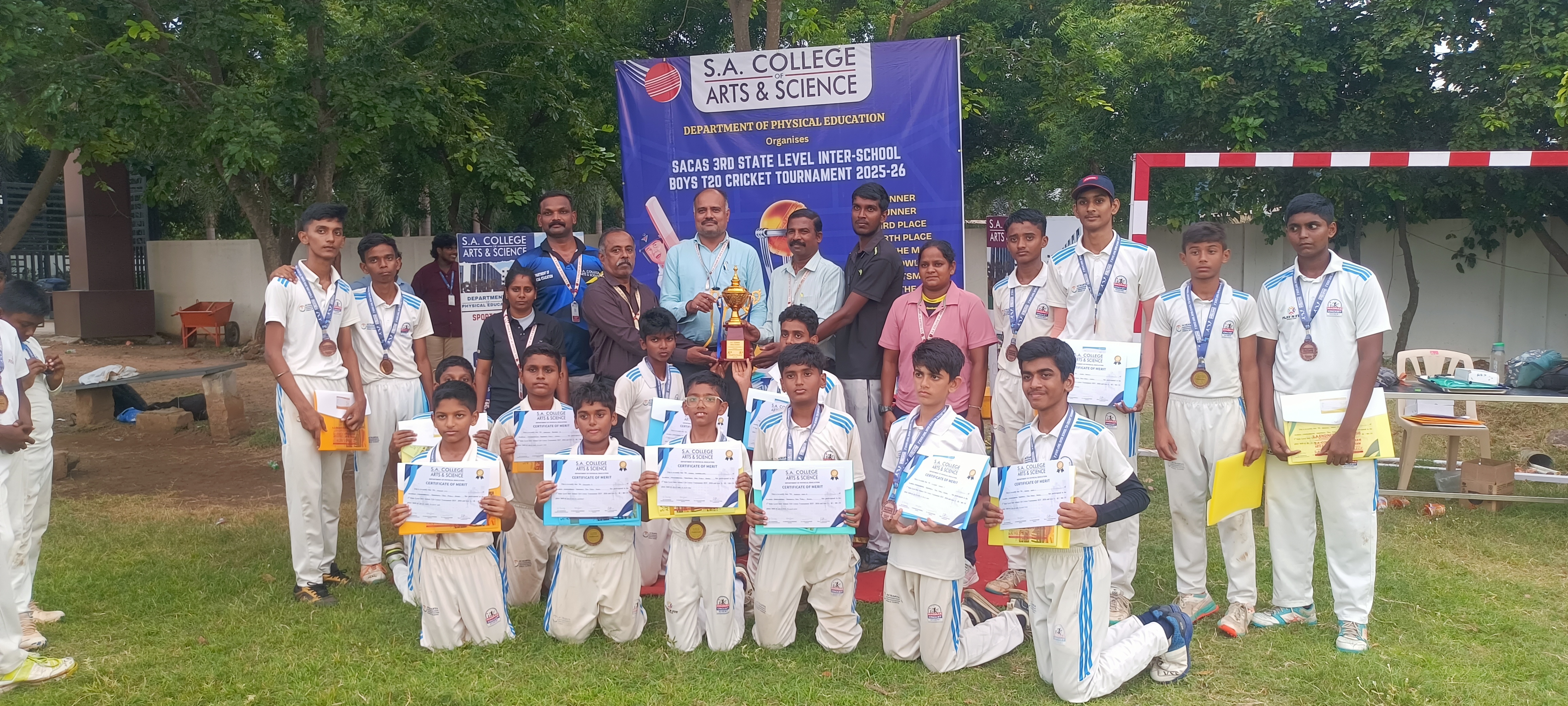 SACAS 3rd State Level Inter-School Boys T20 Cricket Tournament 